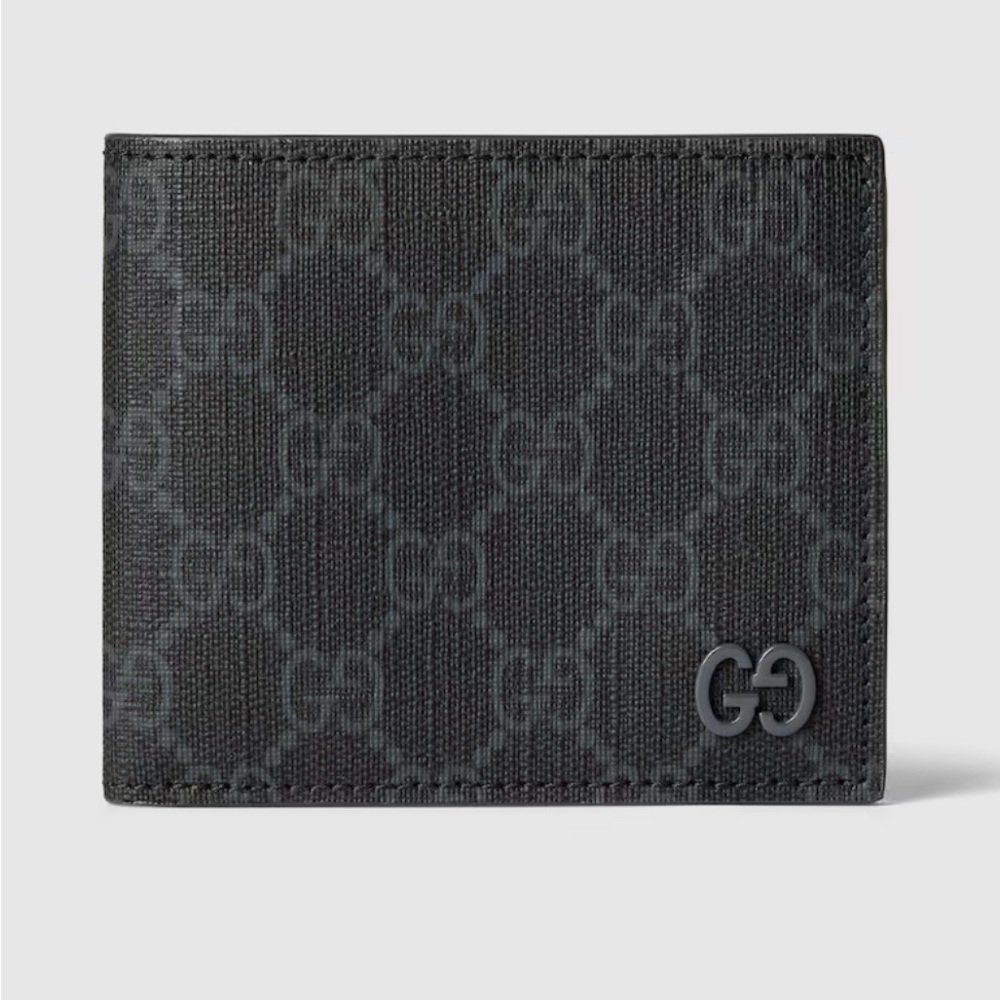 A black Gucci wallet